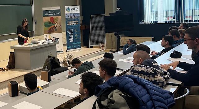 intervention à l'ENSTA, école d'ingénieurs.